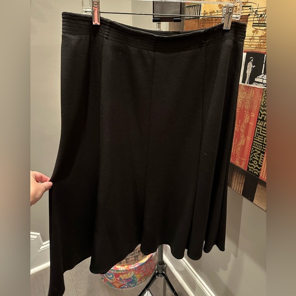 EUC Black Charter Club Swing Skirt - Picture 2 of 8